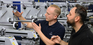 Sahm Mitarbeiter bei der Inspektion