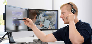 Service-Mitarbeiter von SAHM