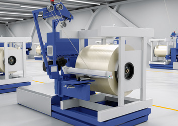 SAHM T1 RackWinder for wet spinning and air-gap spinning SAHM T1 RackWinder for wet spinning and air-gap spinning
